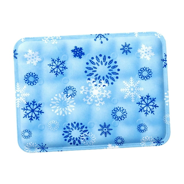 Cama para mascotas, tapete para perros, tapete de enfriamiento para mascotas, 50x40 cm, cojín fresco, tapete de enfriamiento para perros, almohadilla Azul