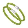 thumbnail image 5 of Handmade Woven Rope PU Leather Charm Bracelet For Women Men Lover Friend Fashion Simple Accessories Clothing Gifts Jewelry, 5 of 9
