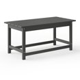 thumbnail image 1 of WestinTrends Table Basse d'Extérieur Malibu, 35 Pouces x 17.5 Pouces Table Basse en Bois Poly Tout Temps pour Patio, Jardin, Pelouse, Porche, Balcon, Gris, 1 of 4