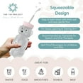 thumbnail image 5 of The 730 Project Honey Bear Transition Sippy Cup with Straw, 8 oz, Pink, 3 Pack, 5 of 7