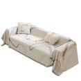 thumbnail image 2 of ViLaViDeca Couch For Sectional Sofa L Shape Couch Cover Blanket Orange Striped Geometric Sofa Cover For Dogs Sofa Washable Modern Sofa For Living Room, 2 of 6