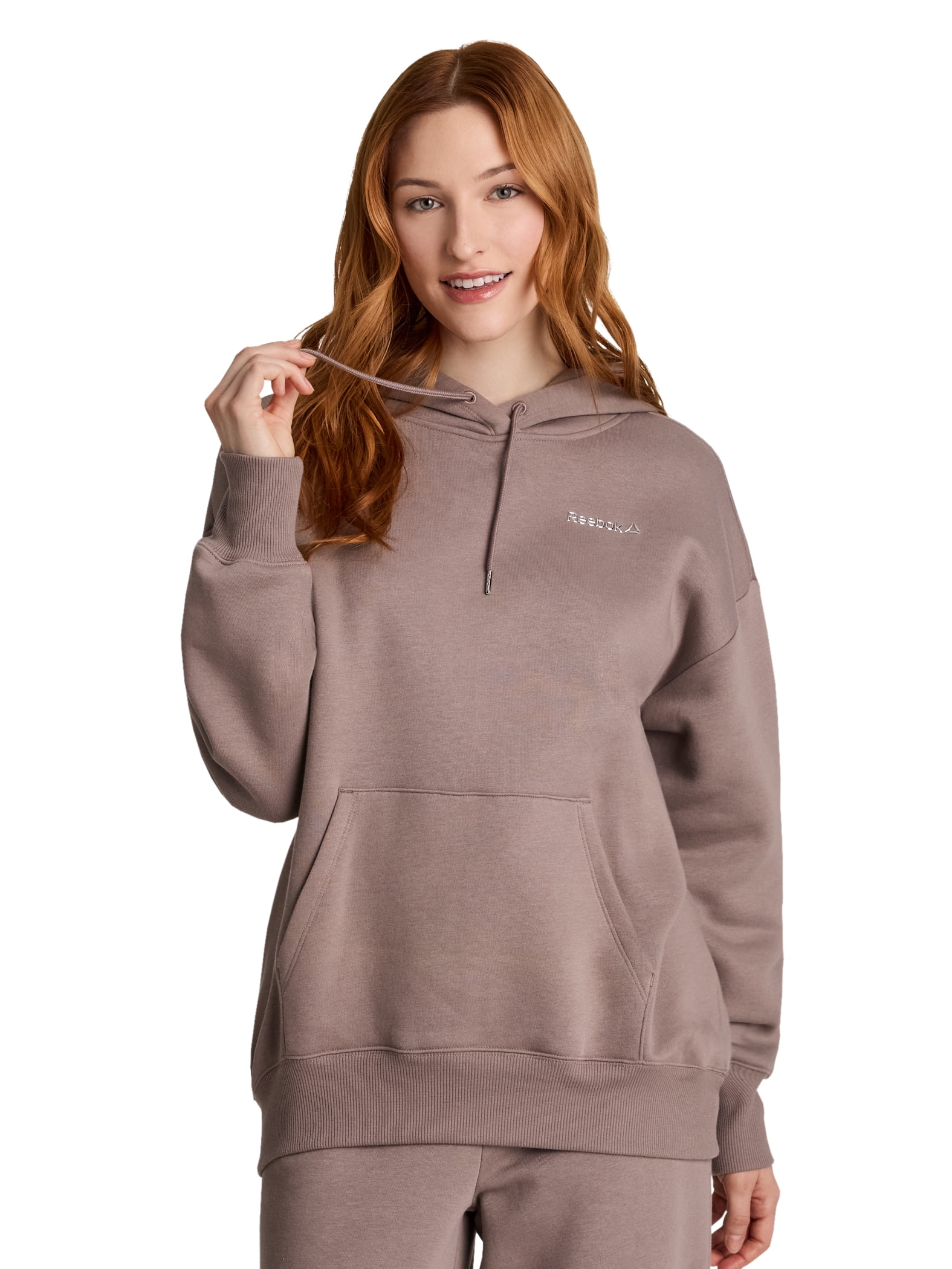 Reebok Women's and Women's Plus Game Day Fleece Oversize Hoodie, Sizes XS-4X