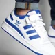 thumbnail image 3 of Size 8.5 - Adi-das Forum Low White Royal Blue, 3 of 6