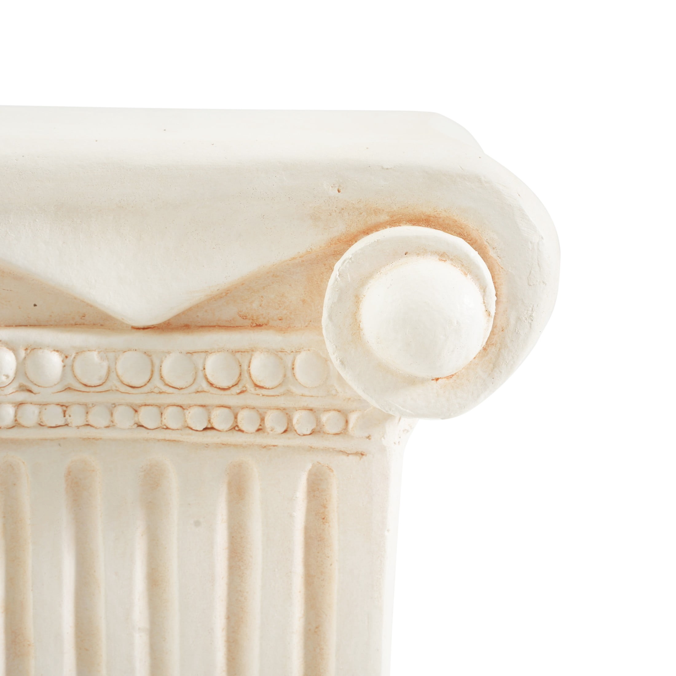 Christopher Knight Home 18.11" MGO Roman Column Stand, Decorative Plants & Flowers Pedestal, Antique White