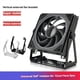 thumbnail image 4 of Soporte Multiusos para Ventiladores de PC de 120 y 140 mm, RotacióN de 360 Grados, Color Negro., 4 of 5
