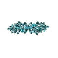 thumbnail image 1 of Faship Gorgeous Teal Rhinestone Crystal Floral Pasador de pelo Clip, 1 of 4
