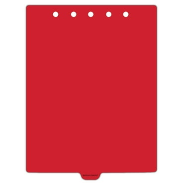 Carstens - Heavy Duty Bereavement Plastic Ring Binder Dividers, Bottom Tab, 1/9 Cut, Tab 5 Position, US Letter, Pack of 10, (2623-13) - Ideal Medical Chart Dividers for 3 Ring Binders
