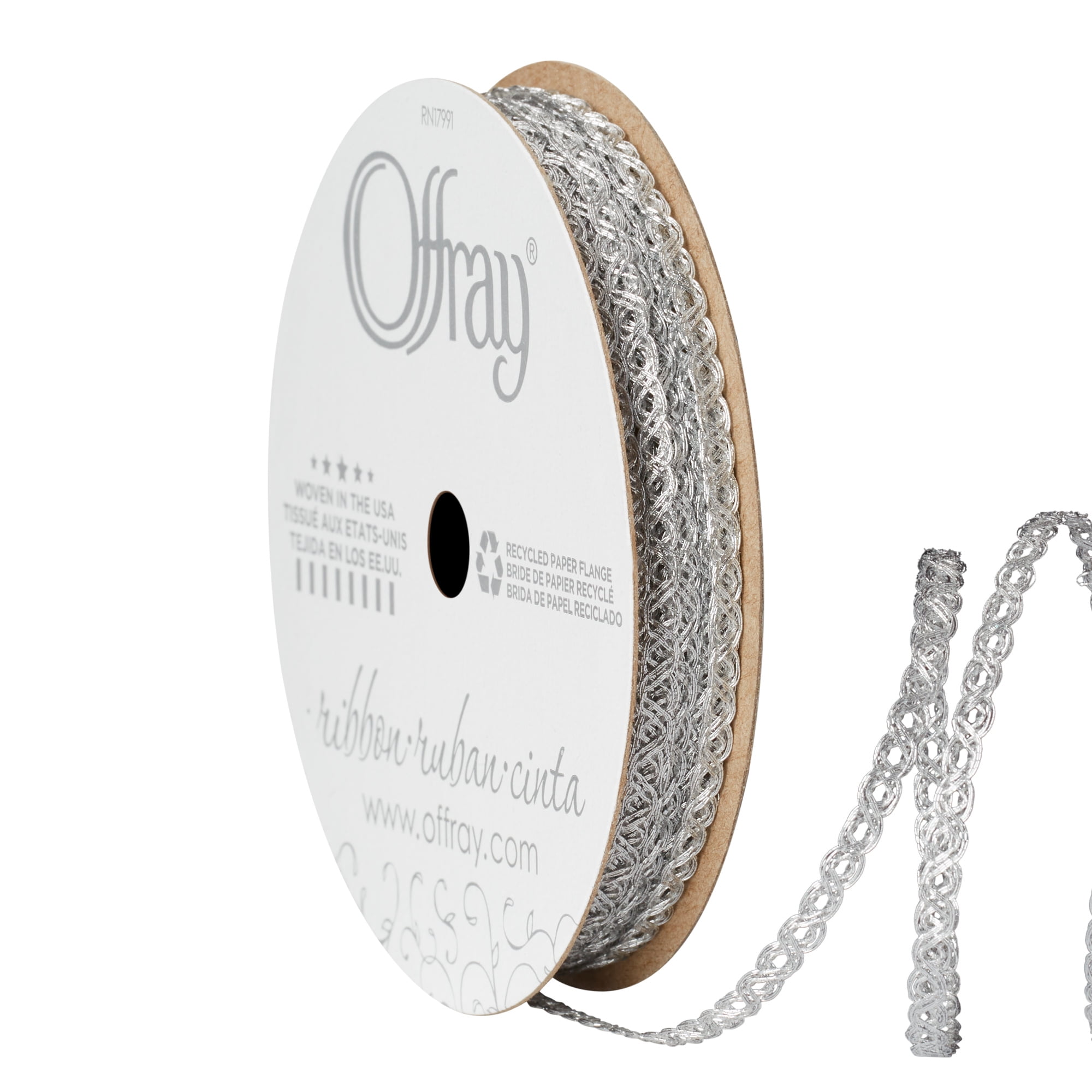 Offray Ribbon, Silver 1 1/2 inch … curated on LTK