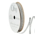 thumbnail image 3 of (4 pack) Offray Ribbon, Silver 1/8 inch Metallic Ribbon, 12 feet, 3 of 10