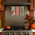 thumbnail image 7 of Serafina Home Thanksgiving Fall Kitchen Dish Hand Towels: Blessed Gather Pumpkin and Home, 100% Cotton 15" x 25", 7 of 7