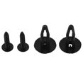 thumbnail image 4 of 25pcs Plastic Rivets Fastener Car Bumper Push Clips 32mm Long Black, 4 of 4