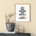 thumbnail image 3 of Designs ByLITA Do It Today. Tomorrow There Might Be A Law Against It Abstract 11 x 14 UNFRAMED Print Cute Typography Wall Art, 3 of 3
