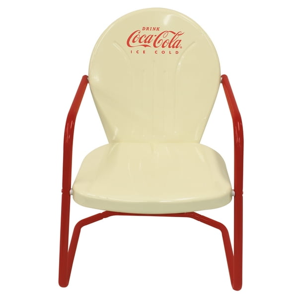 Coca-Cola Vanilla Retro Bistro Set - Cream/Red for Restaurants