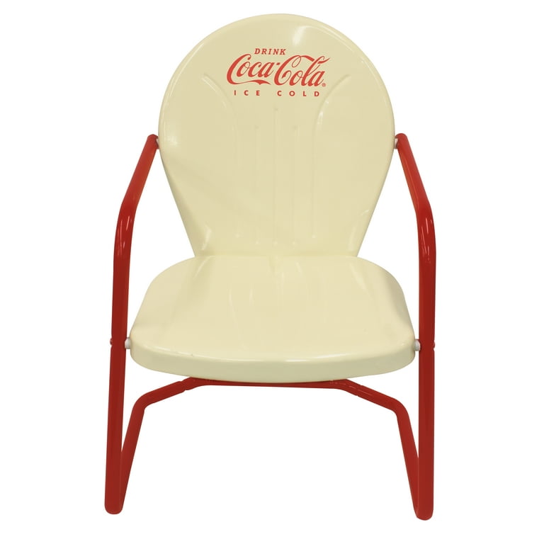 Leigh Country CP 98016 Coca-Cola Vanilla Retro Metal Bistro Set