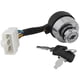 thumbnail image 1 of 6 Wire Ignition Key Switch, Replacement for 2.5-6.5KW 188F Gasoline Generator Accessories NJQVM, 1 of 5
