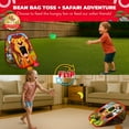thumbnail image 2 of Safari Sling™ | 2-in-1 Bean Bag Toss Game for Kids | 5-Second Setup, 2 of 6