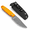 Cheese Orb 14C28N, variant on Black-Sheepsfoot 3.99 Inch Nitro-V Fixed Pocket with Micarta Handle and Sheath