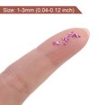 thumbnail image 4 of Uxcell 20g Crushed Glass Chips, 1-3mm Irregular Metallic Sequins Glass Stone Purple Red, 4 of 5