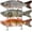 ‎D2-3.5"-0.5oz, variant on TRUSCEND Fishing Lures for Bass Trout Crappie, Lifelike Swim Baits Bass Fishing Gear Accessories for Walleye and Pike Slow Sinking Freshwater Saltwater Jigs, Amazing Fishing Gifts for Men