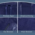thumbnail image 7 of Cinvoph 30"x14"x13" Moving and Storage Bags, Heavy Duty, Large Packing Totes Supplies for Blanket, Comforter, Pillow, Bedding with Zipper Wide Open Design, Blue, 7 of 7