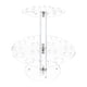 thumbnail image 3 of Soporte de cono de helado Clear 24 agujeros de doble capa Dia 3 cm Rolli Roll Roll Suportador de cono para aniversarios, 3 of 9