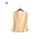 thumbnail image 5 of Qarigey Ropa interior Camiseta Mujer Cálido Grueso Algodón A prueba de viento Ropa interior sin rastro Ropa cómoda Manga larga Invierno Prendas para la parte del cuerpo Tez,Tez XL XL Qarigey AP013131-19, 5 of 6