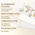 thumbnail image 6 of Vintage Peel and Stick Wallpaper 23.6in x 9.8ft Elegant Gold White Baroque Floral Ornamental Contact Paper Vinyl Waterproof Self Adhesive Wall Paper for Bedroom Shelf Cabinet Renter Friendly, 6 of 8