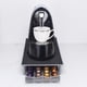 thumbnail image 3 of soporte de metal para cápsulas de café con cajón, 40 unidades, organizador compacto de cápsulas de café, gran capacidad, portátil, para cafeterías en casa (negro), 3 of 5