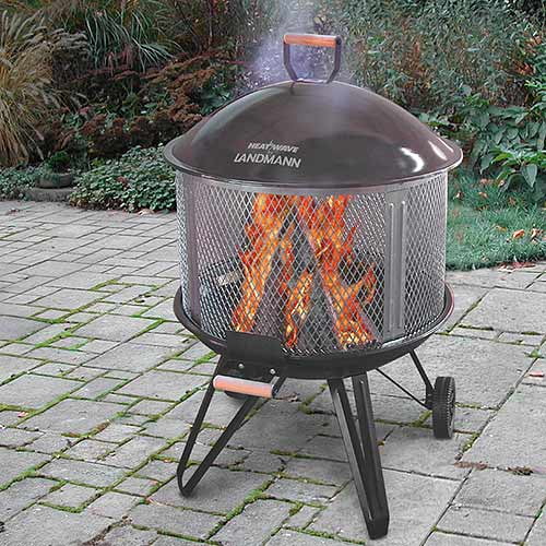 Landmann Heatwave Outdoor Fire Pit And Cooking Grate Walmart Com Walmart Com