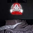thumbnail image 4 of Gym Neon signs Fitness Neon Lights for Home,Bedroom,Sports-themed Spaces,Club,Party Gift Art for Boys Girls Sports Fans- 14.1 x 12.2IN-USB Powered-Acrylic$$Tools & Hardware Other, 4 of 6