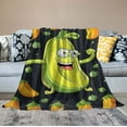 thumbnail image 2 of Nawypu  Pickle Blanket Cozy Lightweight Throw Funny Blankets Pickle Gifts for Pickle Lovers Food Blanket Pickles Throws Home Decor for Bed Couch Sofa, 2 of 6