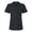 Black, variant on G648L Ladies Softstyle Double Pique Polo