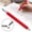 Red, variant on FXMLRLK 5.6mm Mechanical Pencil Lead Holder with Clip Metal Mechanical Clutch with Built-in Sharpener Automatic Graphite Pencil Lead Pencil for Construction,Draft Drawing,Crafting,Pink