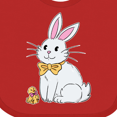thumbnail image 4 of Inktastic Easter Cute Bunny and Chick Boys or Girls Baby Bib, 4 of 4