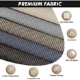 thumbnail image 5 of NAWAY 6'W x 6'H Outdoor Roller Shades, Cordless Patio Roll Up Blinds 90% UV Protection Exterior Shade Cloth Roll for Porch Gazebo Pergola Balcony Backyard,Mocha, 5 of 7