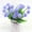 Purple PP, variant on Reduced Price WIZUTIZ High Grade Artificial Flowers Artificial Flowers Home Decoration Plastic Flowers Fake Flowers Decorative Flowers Red
