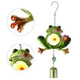 thumbnail image 2 of MasteelfCA Creative Frogs Wind Chimes Metal Crafts Home Pendants Decor Garden Ornament, 2 of 7