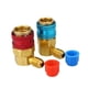 thumbnail image 1 of Conector rápido de aire acondicionado R134a para sistema de acoplamiento alto y bajo de instrumentos MAN ifold, 1 of 4