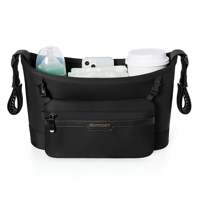 Organizador para cochecito Momcozy con portabiberones aislados