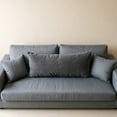 thumbnail image 6 of Long Lumbar Throw Pillow Cover Corduroy Soft Breathable with Hidden Zipper, Farmhouse Decorative Rectangle Cushion Case Sofa Couch Bed Bedroom Living Room Bench 13.7x35.4in, 6 of 8