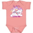 thumbnail image 3 of Inktastic My Nana Loves Me Unicorn Girls Baby Bodysuit, 3 of 5