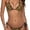 Cool Leopard Brown Cheetah Print, variant on Top-kevin Fashion Boxing Bikini Women Halterneck Top and Set Swimsuits Beach Swimming Black