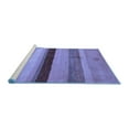 thumbnail image 2 of Ahgly Company Machine Washable Indoor Rectangle Abstract Blue Modern Area Rugs, 6' x 9', 2 of 4