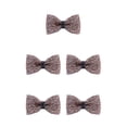 thumbnail image 2 of Jumpingount Lazos de diamantes de imitación, corbatas de cristal, corbata ornamental ostentosa, pajarita ajustable festiva elegante brillante para Type2 NO2, 2 of 6