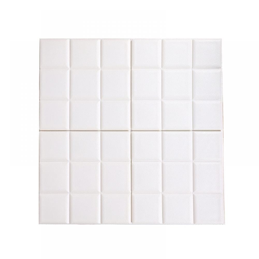 3D Wall Panels, for Interior Wall Decor White Brick 3D Foam Textured