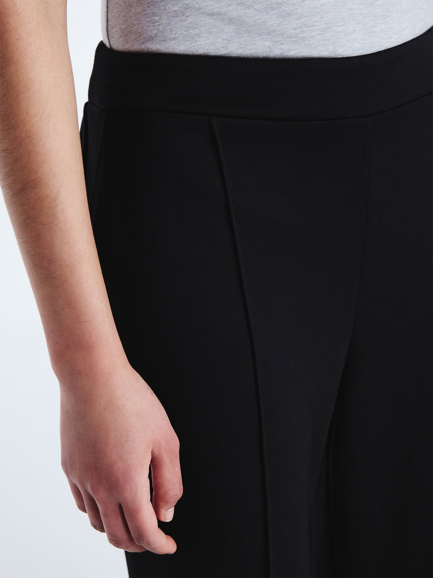 Scoop Women's and Women's Plus New Scubaknit Cropped Pants, Sizes XS-4X