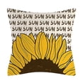 thumbnail image 2 of Juego de 4 fundas de cojín de verano de 45 x 45 cm, de lino rústico, decorativas con diseño de abeja para sofá., 2 of 3