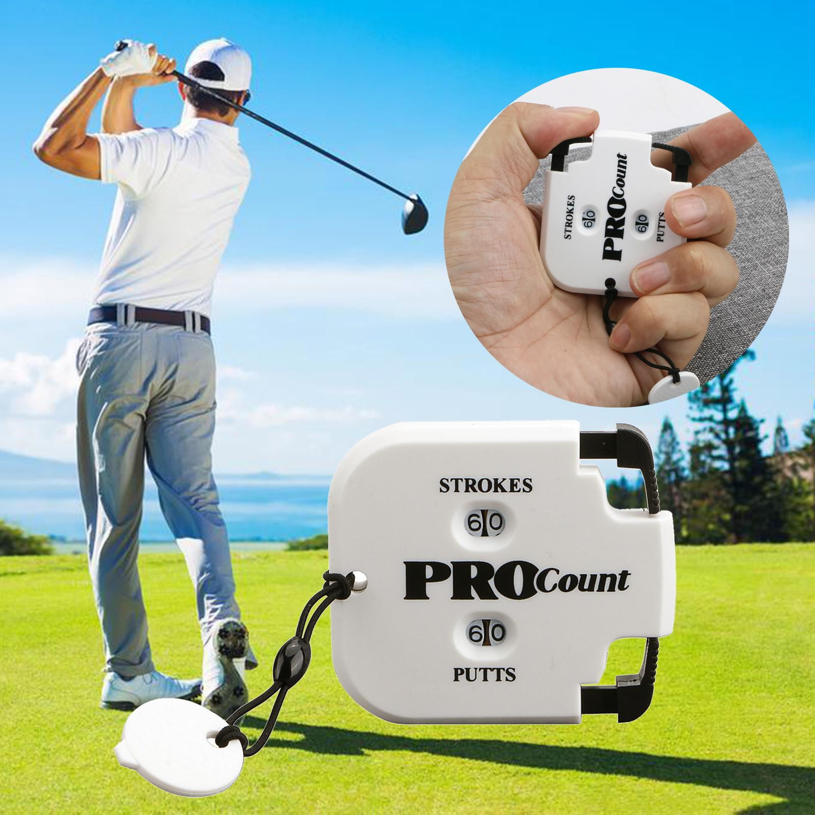 Golf Score Counter Scoring Device Small Accessories Two