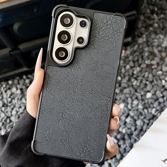Dteck for Samsung Galaxy S26 Ultra Case, Reinforced Corners TPU Cushion Shockproof Phone Cover,Black