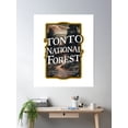 thumbnail image 2 of Tonto National Forest V3 Poster Wall Art, Modern Wall Decor, 12x18 UNFRAMED, 2 of 3